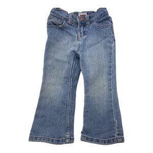The Children's Place Blue Denim Jeans Baby Girl Size 18-24 Mos Bootcut Stretch‎